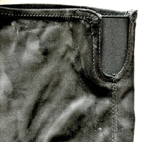 UNISA Unultan Over-The-Knee Black Faux Suede Fabric Boots--8 - Picture 12 of 16